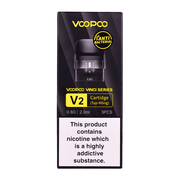 VooPoo Vinci V2 Pods – 2ml leak-proof pods, 3 pack, for Vinci 2 & Vinci devices. Smooth MTL/RDL vaping with rich flavor.
